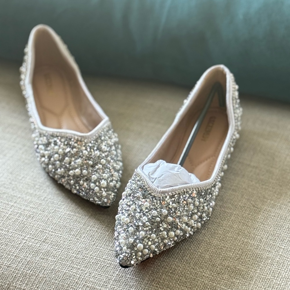 Women's Rhinestone Flats Fashion Pointed Toe